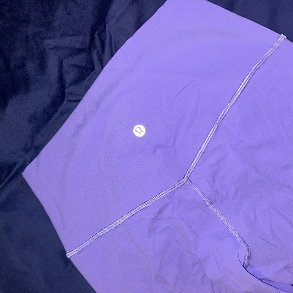 Lululemon full length leggings in purple